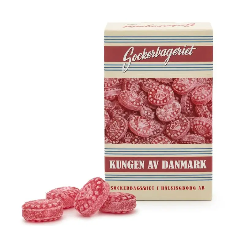 Kungen av Danmark 18 x 100 g från Sockerbageriet | #4-4408 | Godis