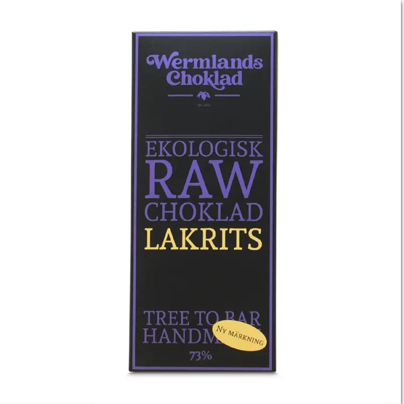 Lakrits 10 x 65 g från Wermlandschoklad | #1812x10 | Choklad