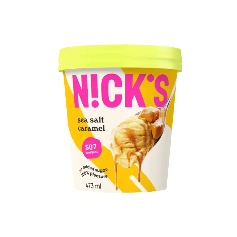 Sea Salt Caramel Glass 8 x 473 ml från Nicks | #ILSC | Kulglass