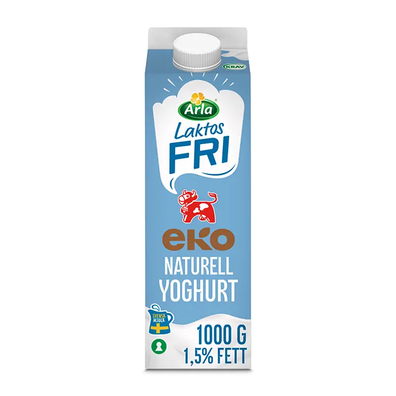 Mild Laktosfri Yoghurt Naturell 1,5% 6 x 1 l från Arla | #9415 | Yoghurt