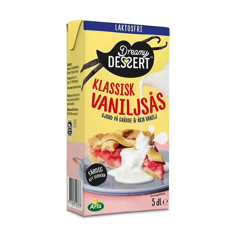 Laktosfri Klassisk Vaniljsås 10 x 5 dl från Arla | #603173 | Vaniljsås