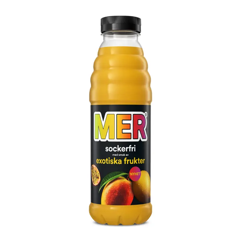 MER sockerfri exotiska frukter 12 x 50 cl från MER | #645363 | Fruktdryck