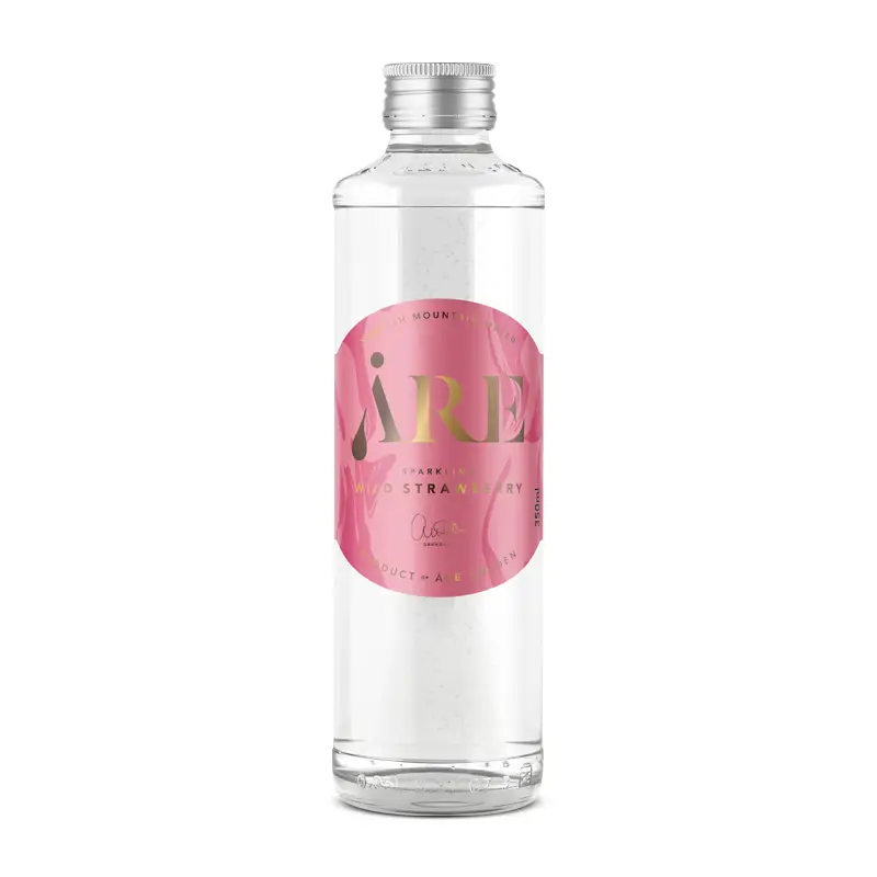 Sparkling Wild Strawberry 18 x 35 cl från Åre Water | #3011 | Vatten