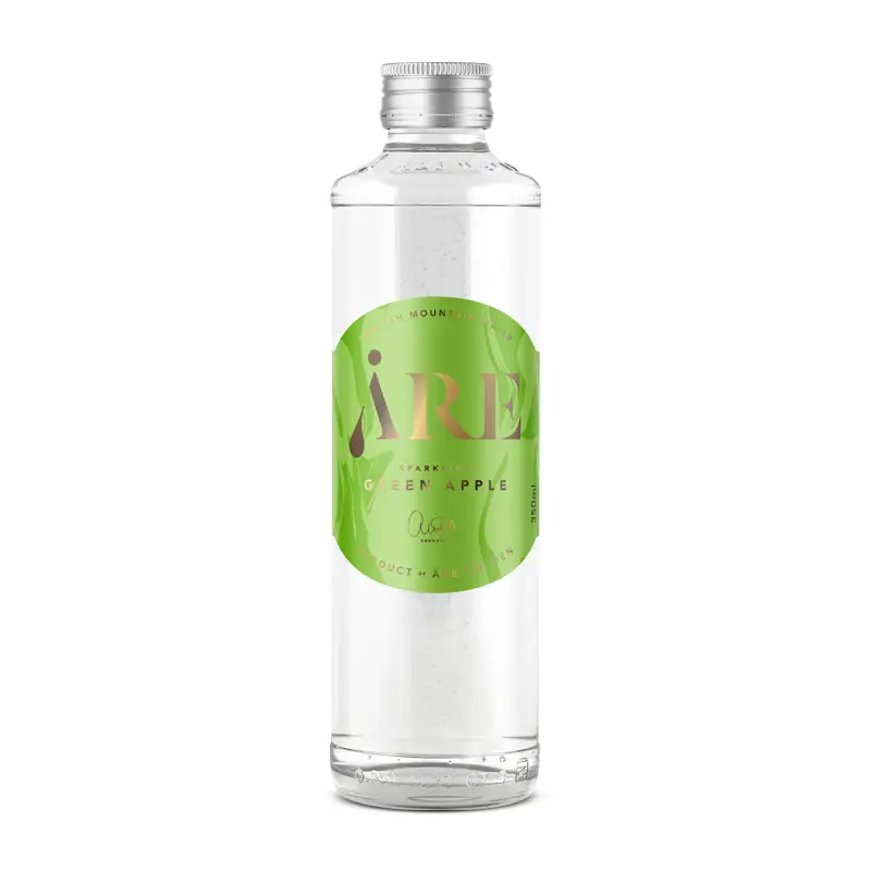 Sparkling Green Apple 18 x 35 cl från Åre Water | #3013 | Vatten