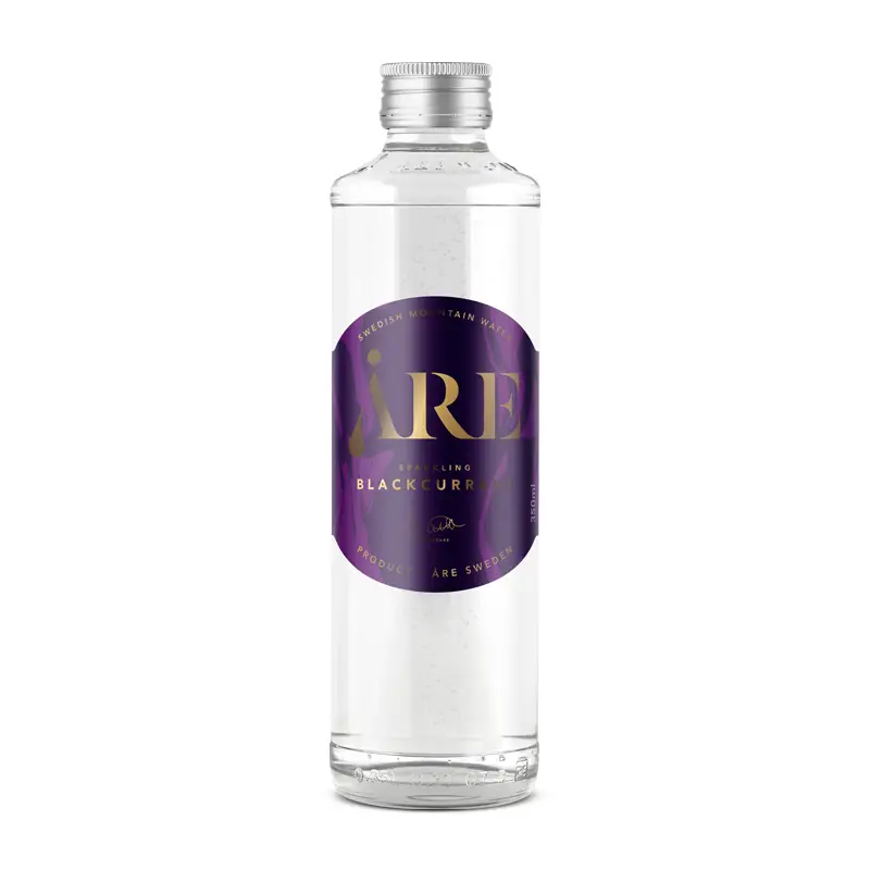 Sparkling Backcurrant 18 x 35 cl från Åre Water | #3017 | Vatten
