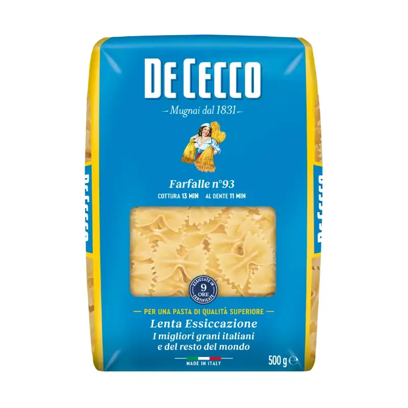 Farfalle 24 x 500 g från De Cecco | #65068 | Pasta & Nudlar