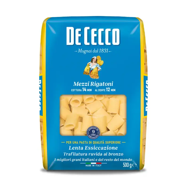 Rigatoni 24 x 500 g från De Cecco | #65070 | Pasta & Nudlar
