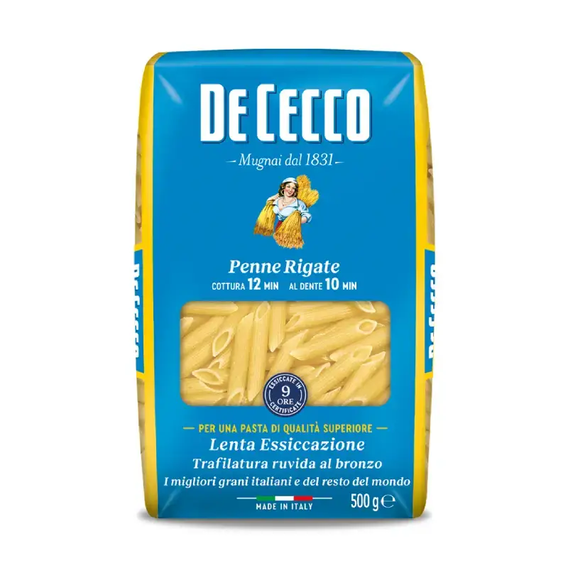 Penne Rigate 24 x 500 g från De Cecco | #65071 | Pasta & Nudlar
