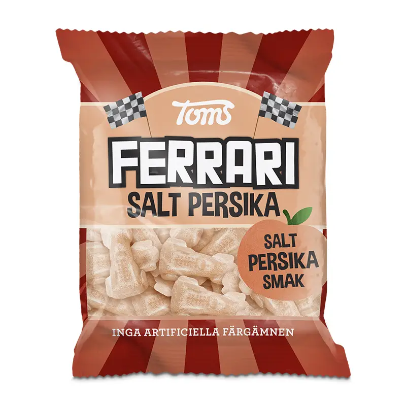 Ferrari Salt Persika 30 x 110 g från Toms | #651000 | Godis