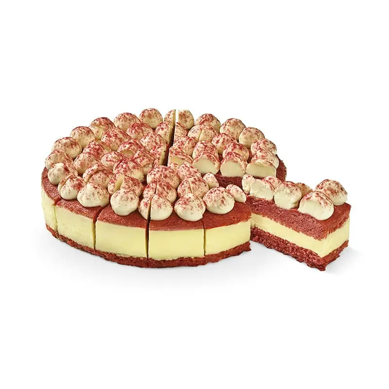 Cheesecake Red Velvet Hallon Citron 1700 g från Gray's Bakery | #6514 | Tårtor & Dessertpaj
