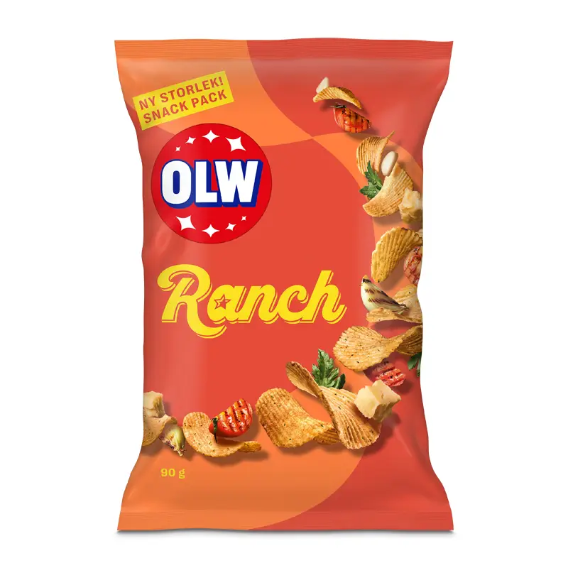 Chips Ranch 32 x 90 g från OLW | #5450101174 | Chips