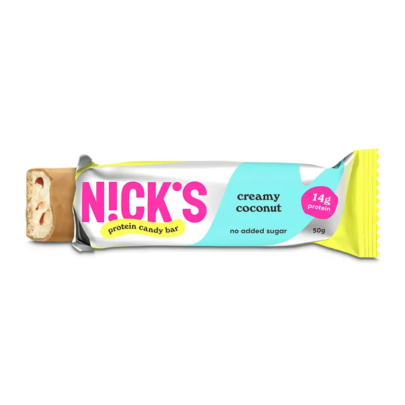Creamy Coconut Proteinbar 12 x 50 g från Nicks | #SPCO | Bars