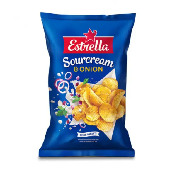 Chips Sourcream & Onion 21 x 175 g från Estrella | #10001890 | Chips