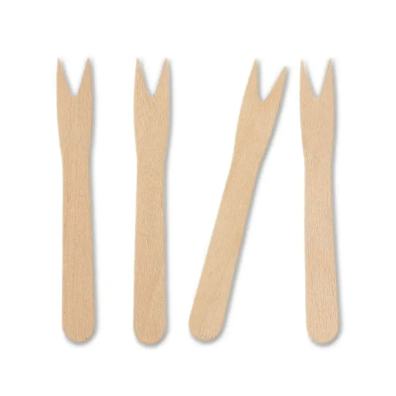 Pommes Frites Gafflar Trä 8,5cm 6 x 1000 st från Papstar | #18201 | Engångsartiklar