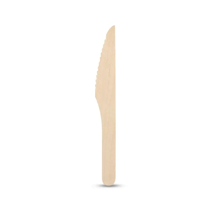 Kniv Trä 16,5cm 4 x 250 st från Papstar | #89890 | Engångsartiklar