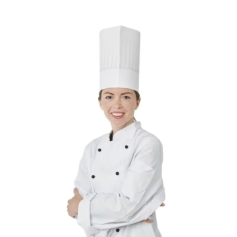 Kockmössa Papp 10 x 25 st från Papstar | #98470 | Arbetskläder & Förkläden