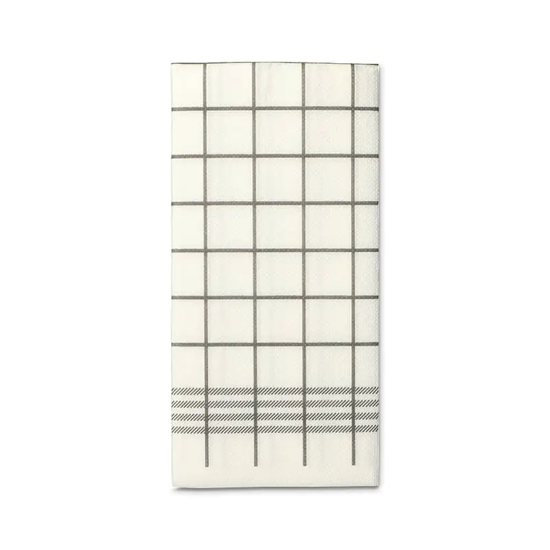 Servetter Grå 39x40cm 16 x 30 st från Papstar | #88765 | Servetter