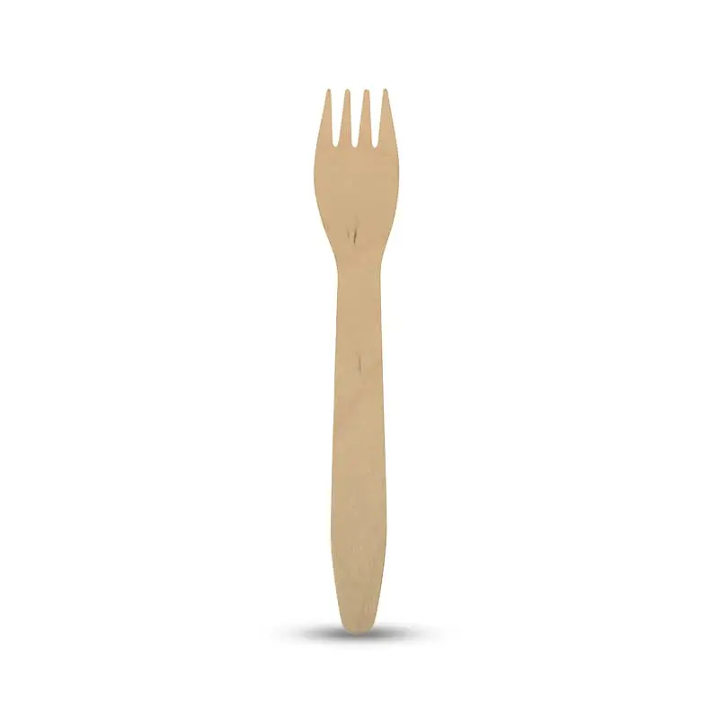 Gafflar Trä 16,5cm 15 x 10 st från Papstar | #87670 | Engångsartiklar