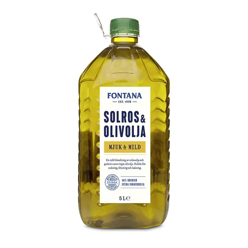 Solros- & Olivolja 5 l från Fontana | #67793 | Olja