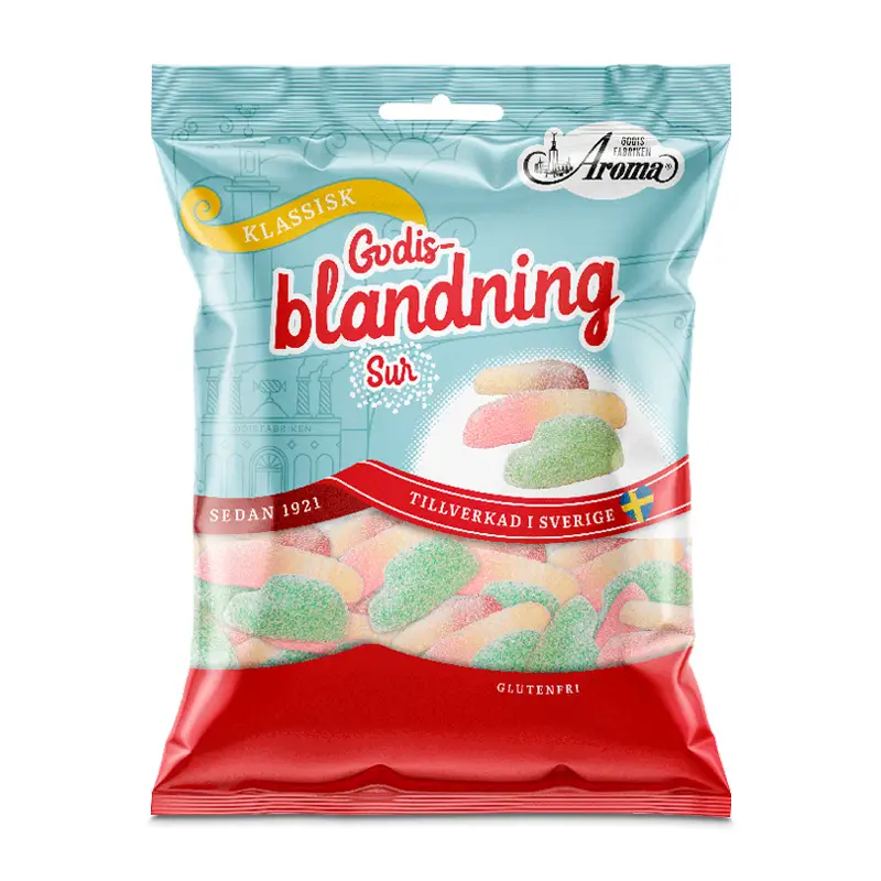 Godisblandning Sur 14 x 410 g från Aroma Konfektyr | #678 | Godis