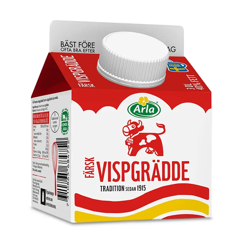 Vispgrädde 40% 6 x 3 dl från Arla Ko | #68589 | Grädde