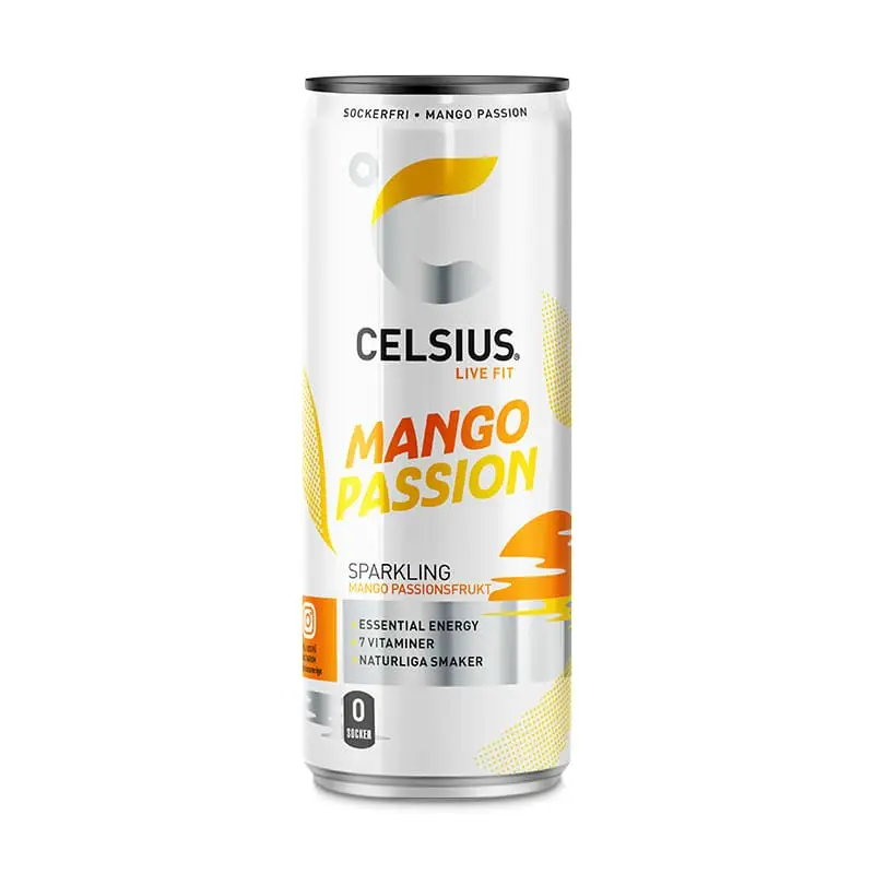 Mango Passion 24 x 355 ml från Celsius | #140 | Energidrycker