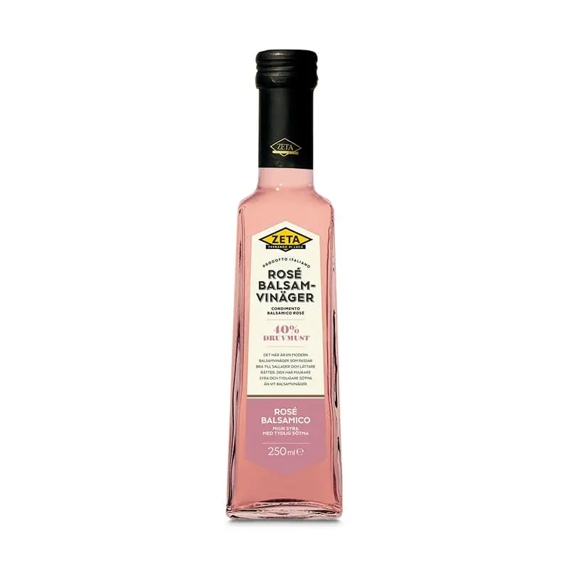 Balsamvinäger rosé 6 x 250 ml från Zeta | #1352 | Vinäger