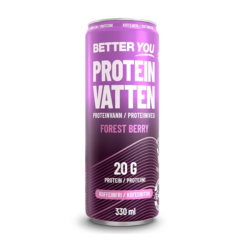 Proteinvatten Forest Berry 24 x 33 cl från Better You | #10750 | Funktionsdryck