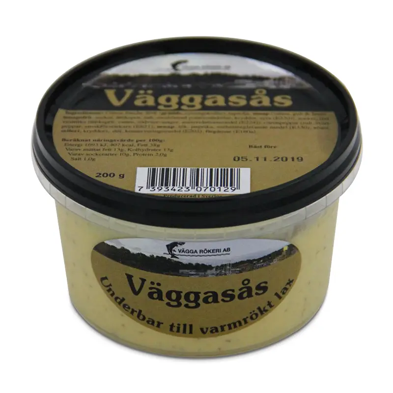 Väggasås 12 x 200 g från Vägga Rökeri | #7012 | Sås