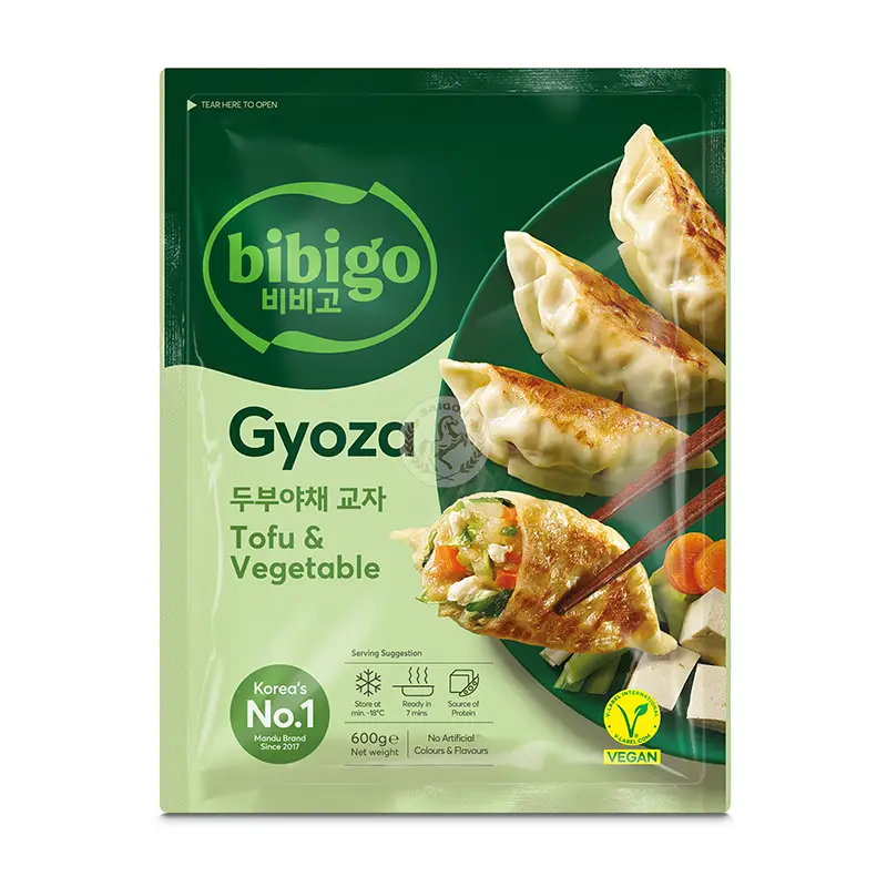 Gyoza Tofu & Vegetables 12 x 600 g från Bibigo | #70392 | Måltids komponenter