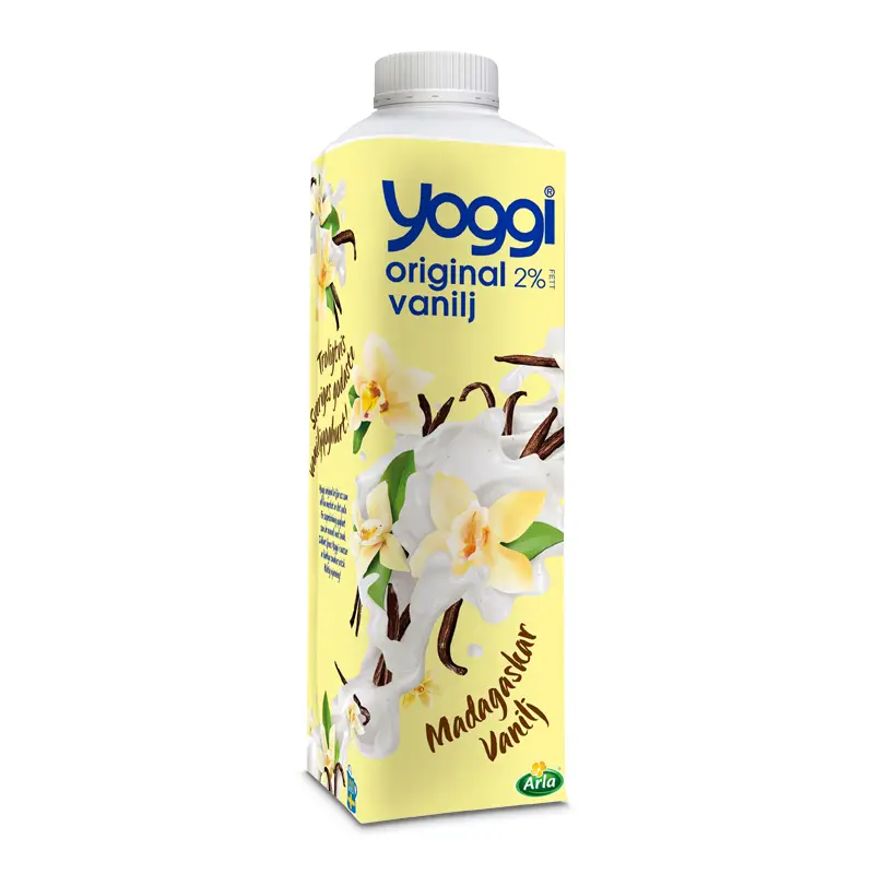 Yoghurt Original Madagaskar Vanilj 2% 6 x 1 kg från Yoggi | #7045 | Yoghurt
