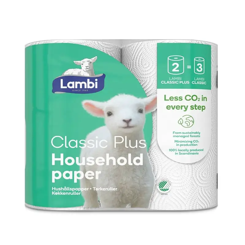 Hushållspapper Extra Long 6 x 2 st från Lambi | #5620 | Torkpapper
