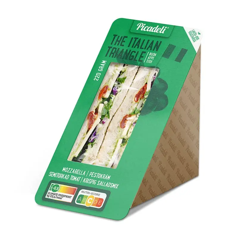 Sandwich Mozzarella Pesto 1 x 220 g från Picadeli | #13410 | Smörgåsar färdiga