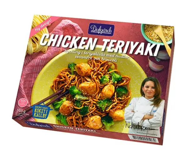 Chicken Teriyaki 6 x 350 g från Dafgårds | #4196 | Färdiglagade måltider