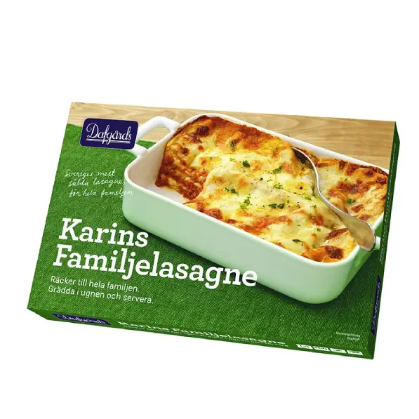 Karins Familjelasagne 8 x 1400 g från Dafgårds | #60831 | Färdiglagade måltider