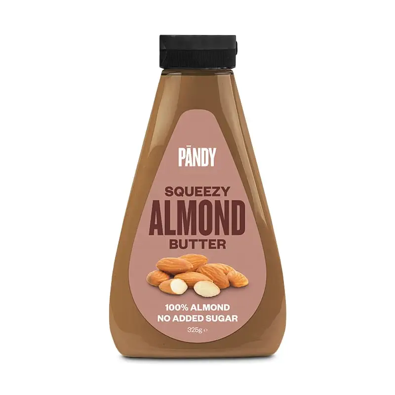 Squeezy Almond butter 14 x 325 g från Pändy | #4109 | Nötsmör & Spreads