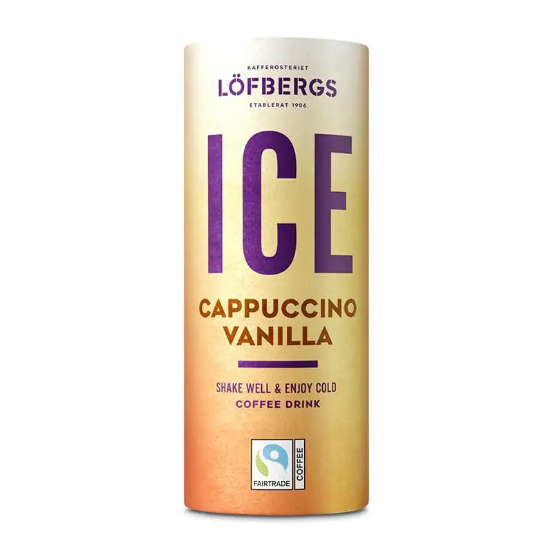 Ice Cappucino Vanilla 12 x 23 cl från Löfbergs | #10509 | Iskaffe