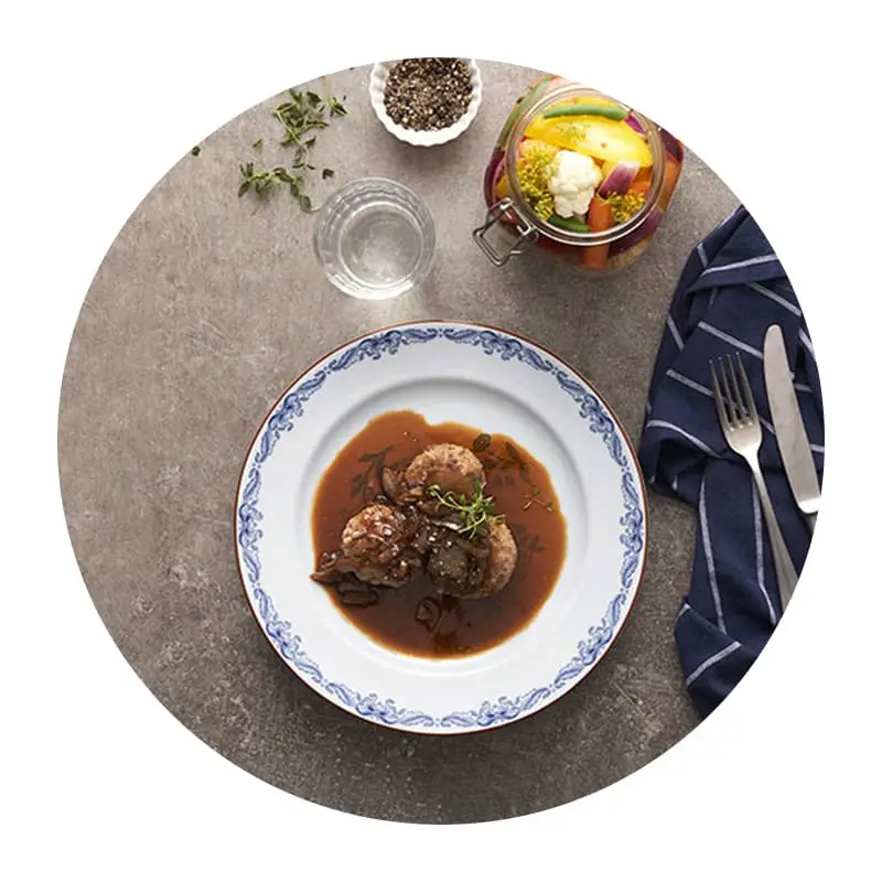 Farfars Pannbiff Nöt 50g 4 kg från Dafgårds | #66173 | Hamburgare