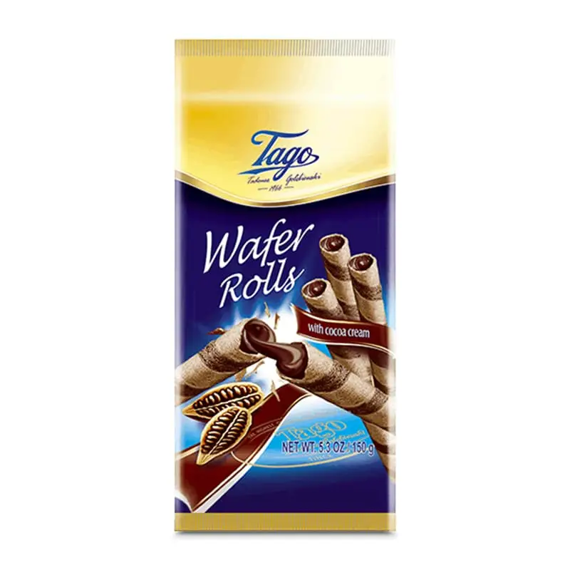 Wafferrolls Choklad 30 x 150 g från Tago | #70974 | Kakor & Söta kex