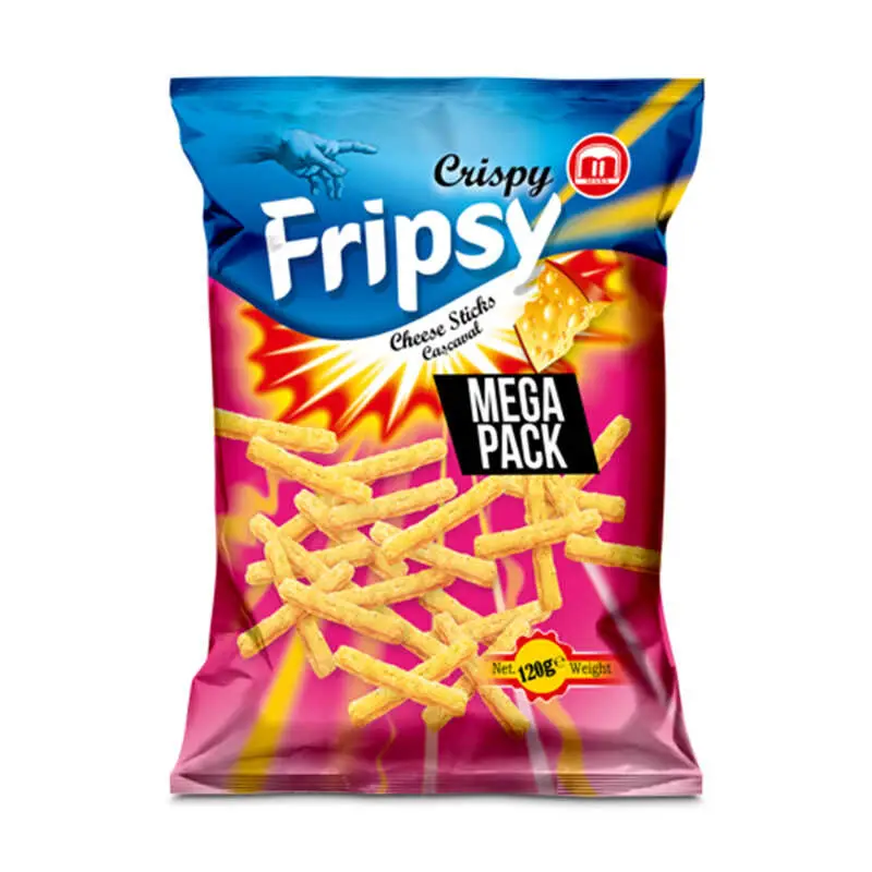 Fripsy Ost 12 x 120 g från Crispy | #993720 | Ostbågar & Former