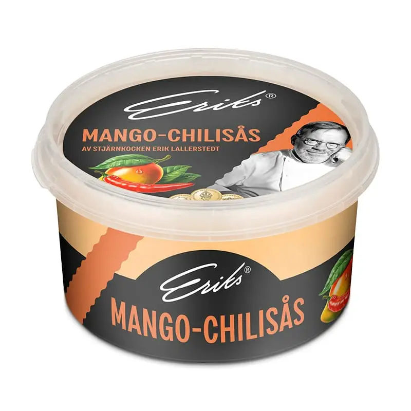 Mango-Chilisås 12 x 230 ml från Eriks Såser | #80111 | Sås