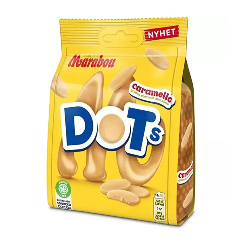 DOTs Caramello 10 x 120 g från Marabou | #4309626 | Choklad