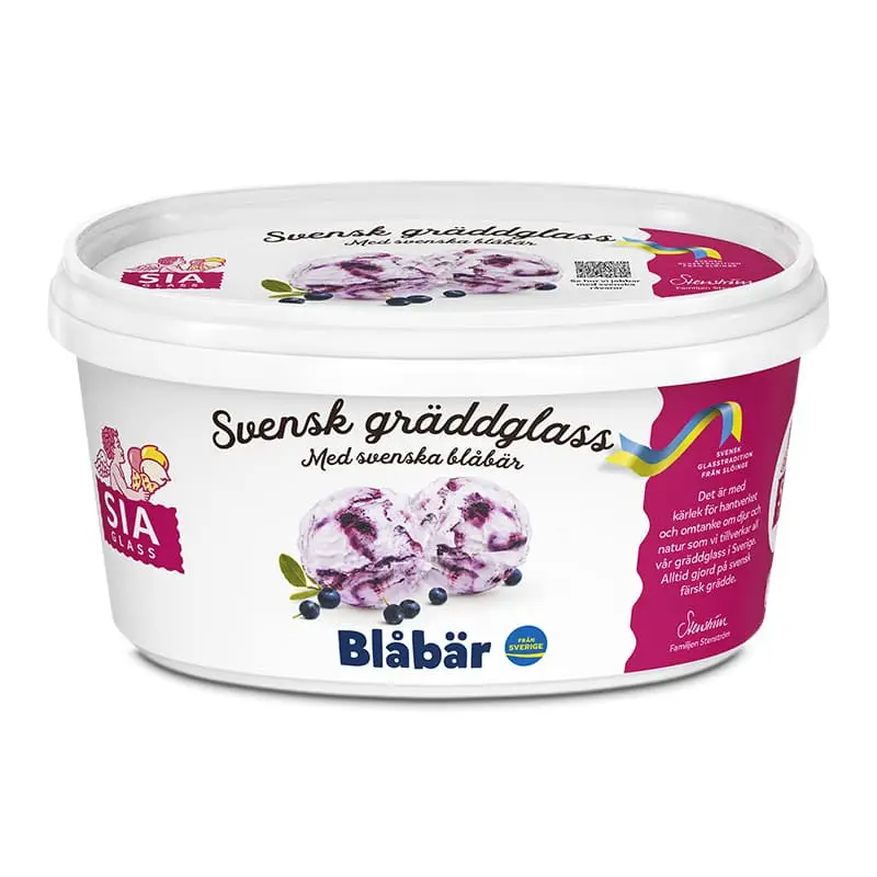 Blåbär Glass 8 x 0.5 l från SIA glass | #20133 | Kulglass