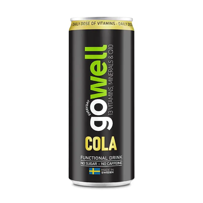 Cola 24 x 33 cl från Gowell | #150 | Funktionsdryck