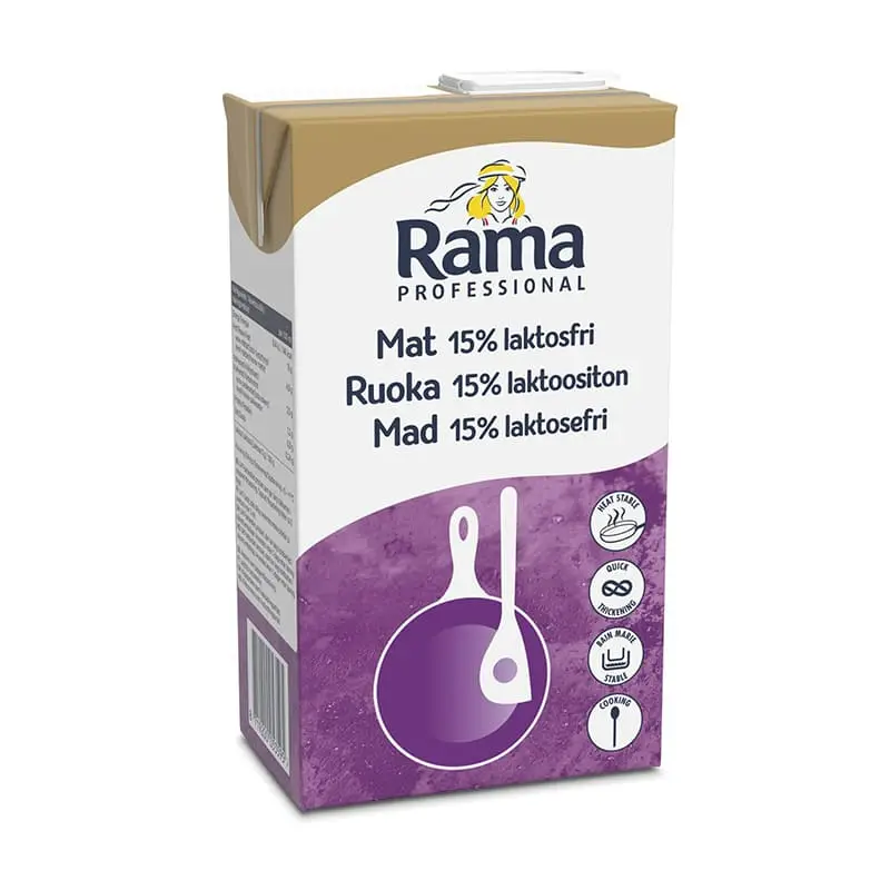 Professional Cook Mat 15% Laktosfri 8 x 1 l från Rama | #67852731 | Grädde