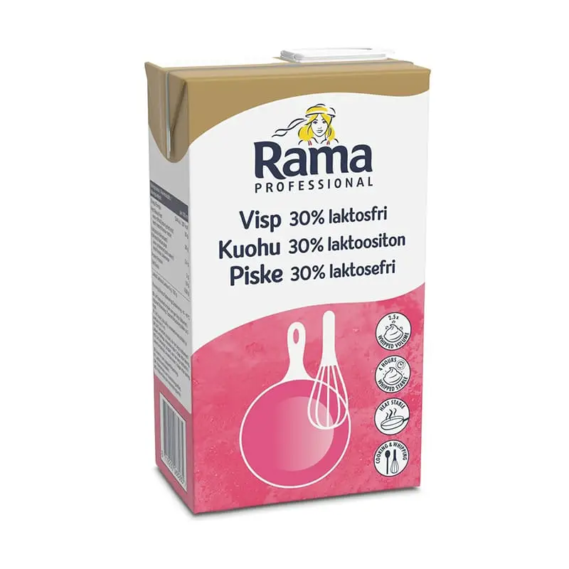 Professional Visp 30% Laktosfri 8 x 1 l från Rama | #67878266 | Grädde