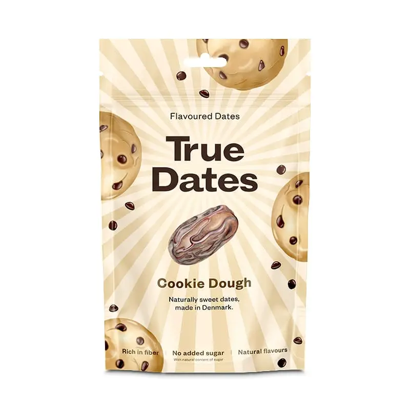 Dadlar Cookie Dough 12 x 100 g från True Dates | #6003 | Torkad frukt