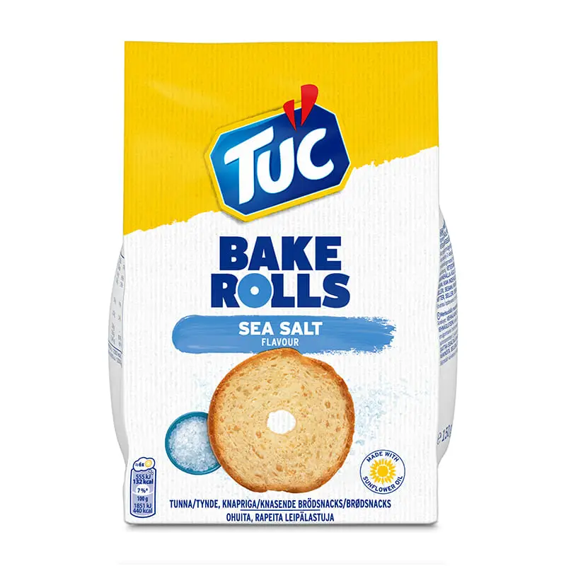 Bake Rolls Salt 8 x 150 g från TUC | #4287840 | Salta Kex