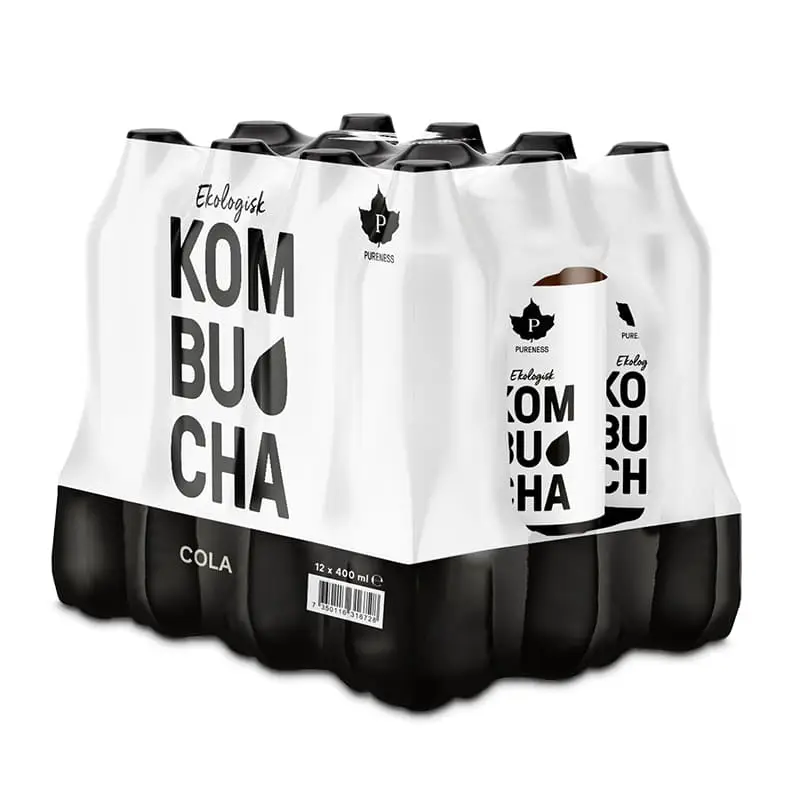Kombucha Cola 12 x 40 cl från Pureness | #300104 | Kombucha