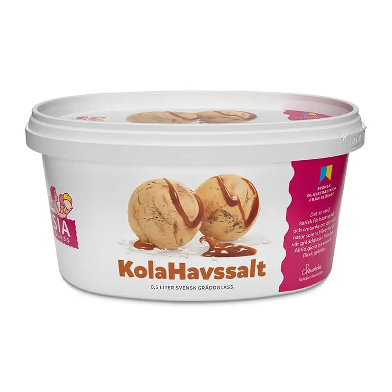 Kola & Havssalt Glass 8 x 0.5 l från SIA glass | #20113 | Kulglass